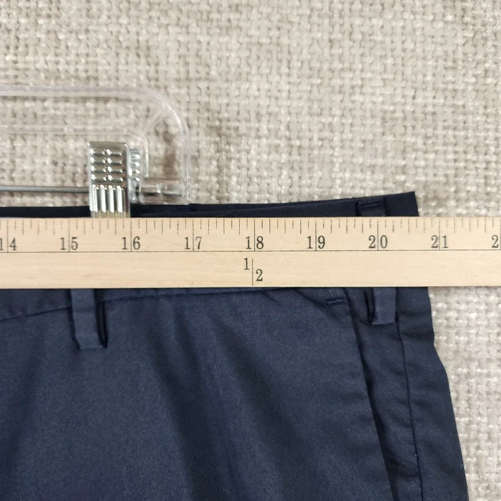 Polo Ralph Lauren Dress Pants Mens 40 Navy Stretch Straight Trouser (Fits 41x32)